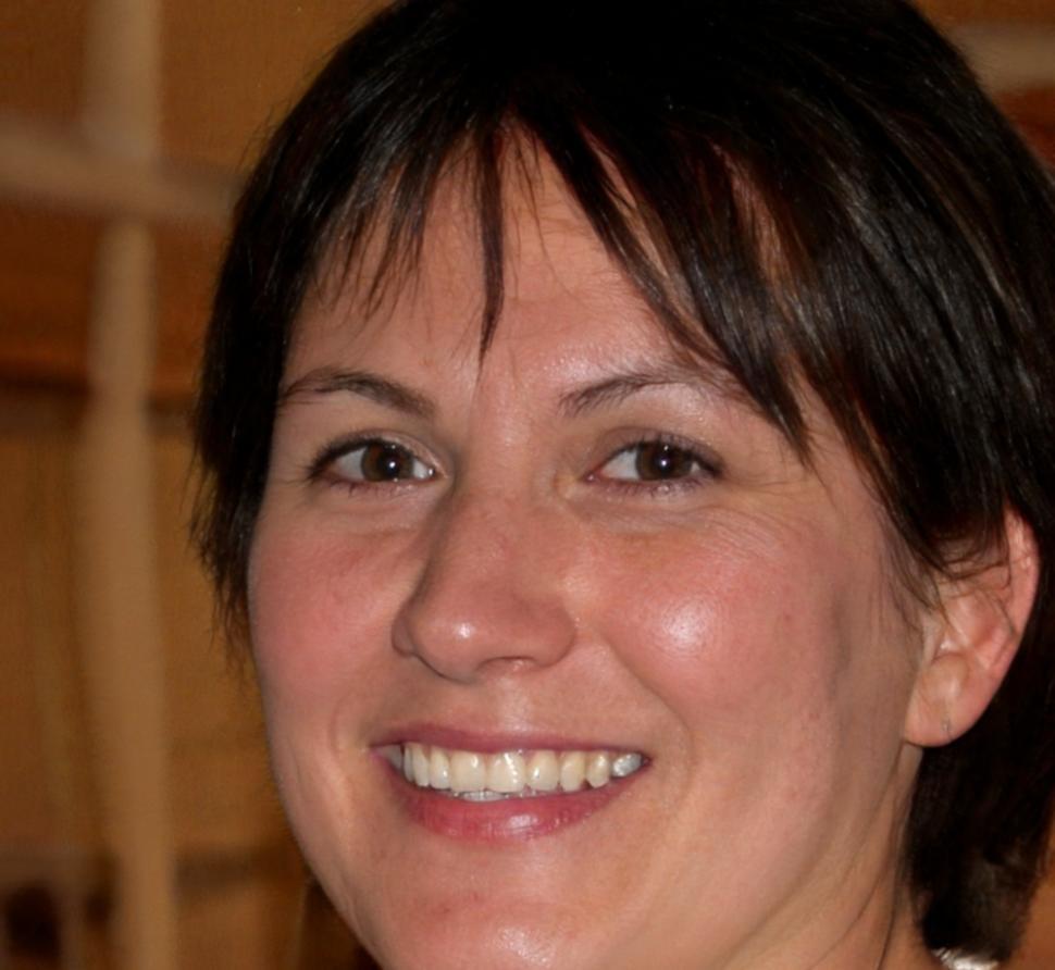 Interaktive Kurssituation mit Teilnehmerin